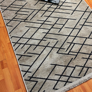 Şönil Dokuma Halı ÇZGL Vizon100x150 - 3