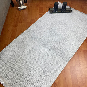 Şönil Dokuma Halı Point Açık Gri100x150 - TepeHome (1)