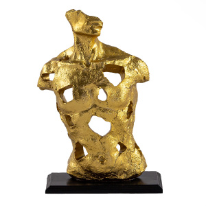 Soyut Adam Gold  Biblo - TepeHome