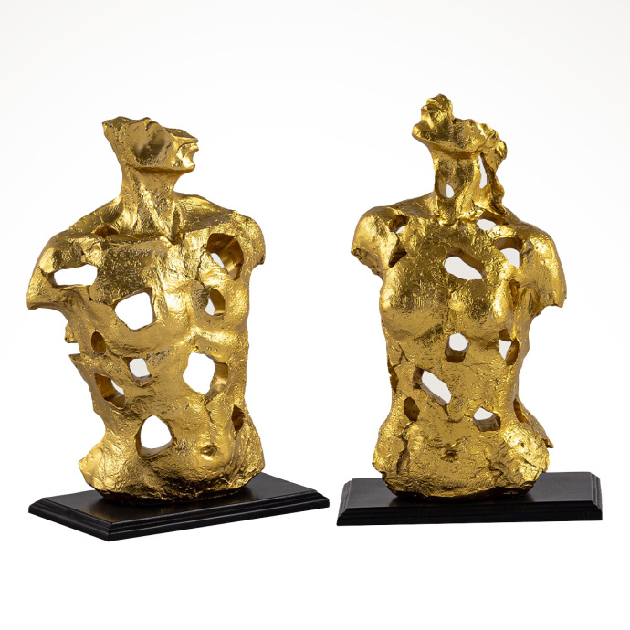 Soyut Kadın Ve Adam Set Gold Biblo - 3