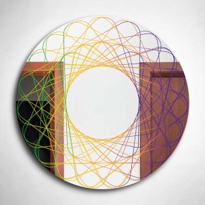 Spiral Çizgiler Tasarımlı Ayna - 4