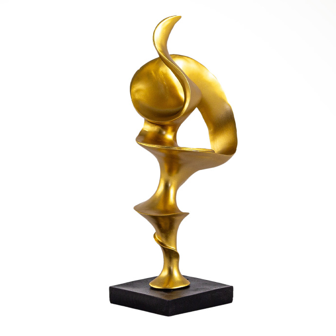 Spıral Küçük Gold Dekoratif Obje - 3