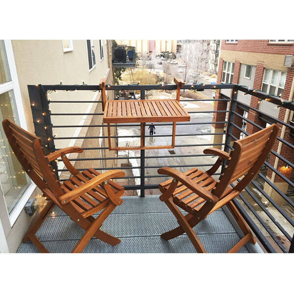 Stockholm Balkon Masası Golden Teak - 5