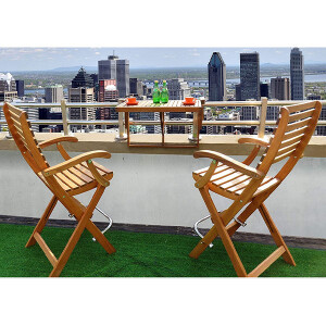 Stockholm Balkon Masası Golden Teak - 7