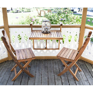 Stockholm Balkon Masası Golden Teak - 9