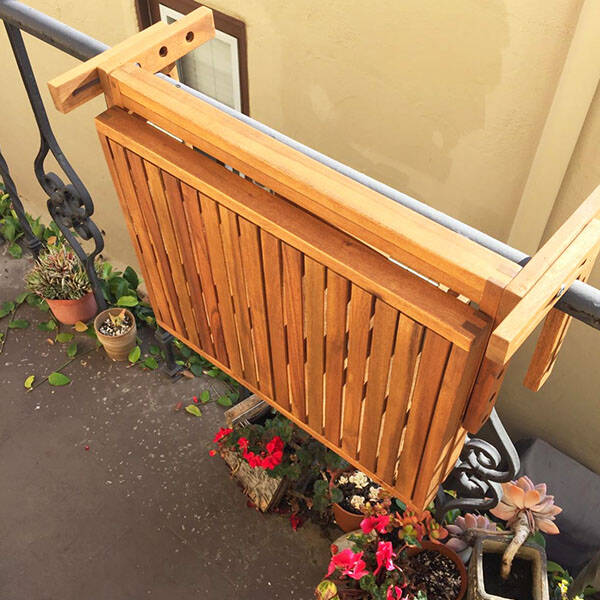 Stockholm Balkon Masası Golden Teak - 4