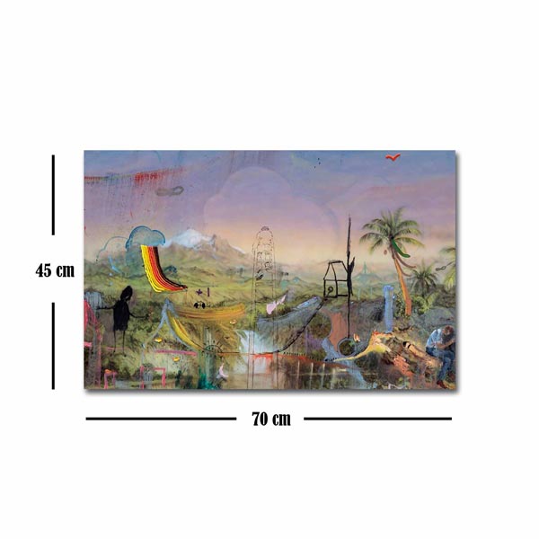 Süet Tablo FAMOUSART-60 - 3