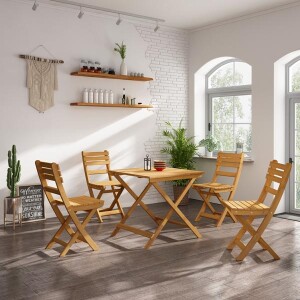Sydney Katlanır Masa ,Golden Teak - 3