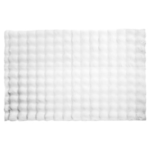 Tavşan Post Halı Düz Beyaz80x200 - TepeHome