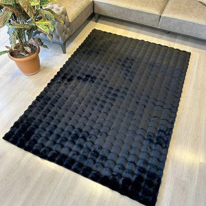 Tavşan Post Halı Düz Siyah50x80 - TepeHome (1)