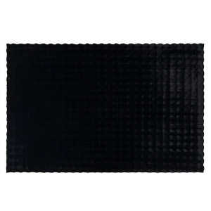Tavşan Post Halı Düz Siyah80x150 - TepeHome