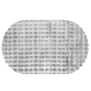 Tavşan Post Halı Oval Gri50x80 - TepeHome