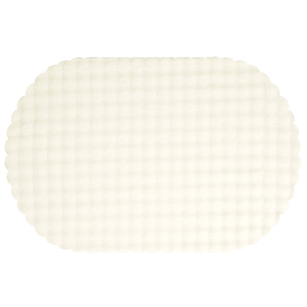 Tavşan Post Halı Oval Krem80x200 - 1