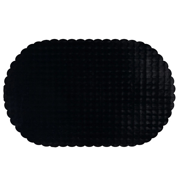 Tavşan Post Halı Oval Siyah80x200 - 1