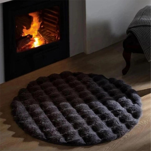 Tavşan Post Halı Yuvarlak Ant80x80 - TepeHome (1)