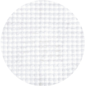 Tavşan Post Halı Yuvarlak Beyaz80x80 - TepeHome