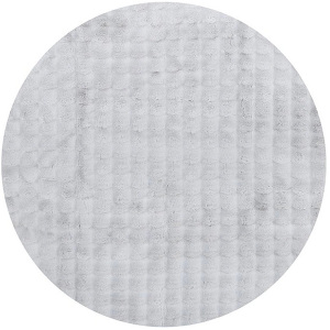 Tavşan Post Halı Yuvarlak Gri160x160 - TepeHome