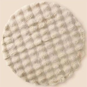 Tavşan Post Halı Yuvarlak Taş80x80 - TepeHome