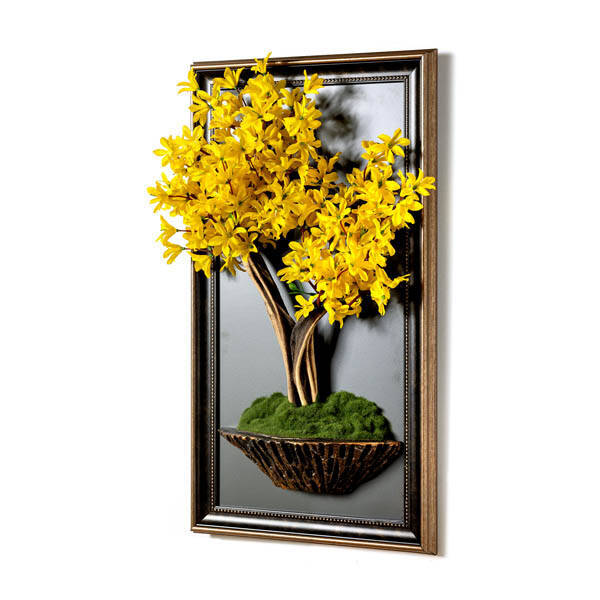 Tablo Timber Jasmine Tablaeu Sarı 35x65 - 3