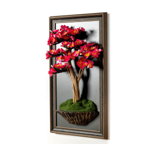 Tablo Timber Sakura Tablaeu 35x65 cm - TepeHome
