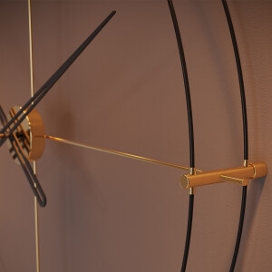 Timeless90Gold Dekoratif Duvar Saati - TepeHome (1)