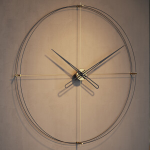 Timelesslarge200 Gold Duvar Saati - TepeHome