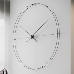 Timelesslarge200 Siyah Duvar Saati - TepeHome