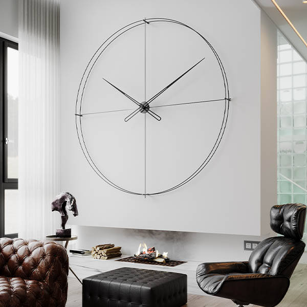 Timelesslarge200 Siyah Duvar Saati - 3