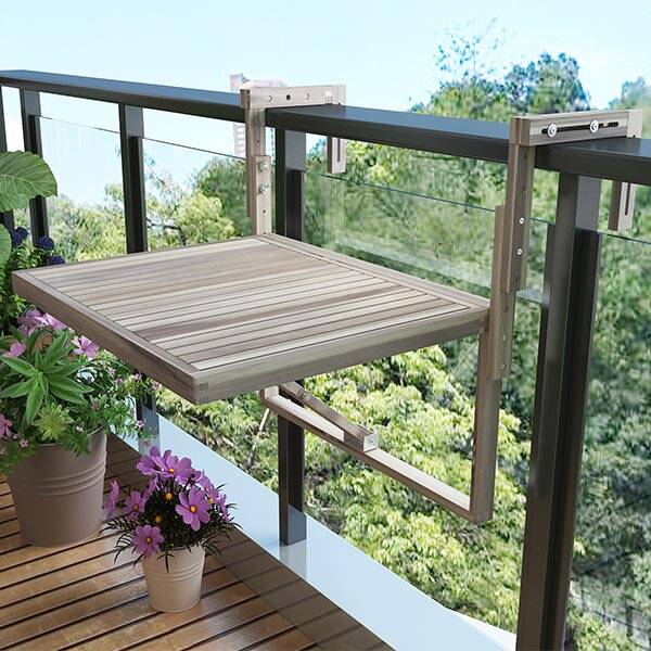 Toronto Balkon Masası Organic White - 3