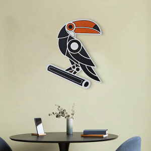 Toucan Bird Ahşap Tablo - TepeHome (1)