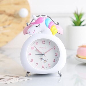 Unicorn Alarmlı Işıklı Saat Beyaz 15X11 - TepeHome