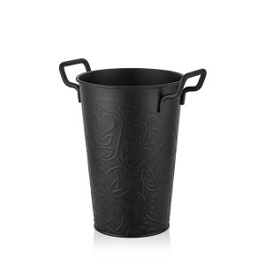 Vazo 30 Cm - Siyah - TepeHome
