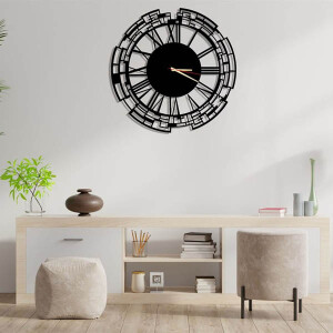 Venezia Metal Duvar Saati 60x60 - 3