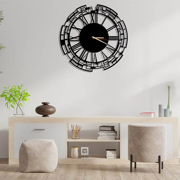 Venezia Metal Duvar Saati 60x60 - 3