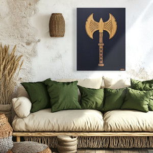 Viking Axe Tablo - TepeHome (1)