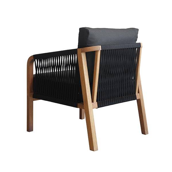 AB04 Sandalye V0601 Siyah İp 61,5X67X85 - 3