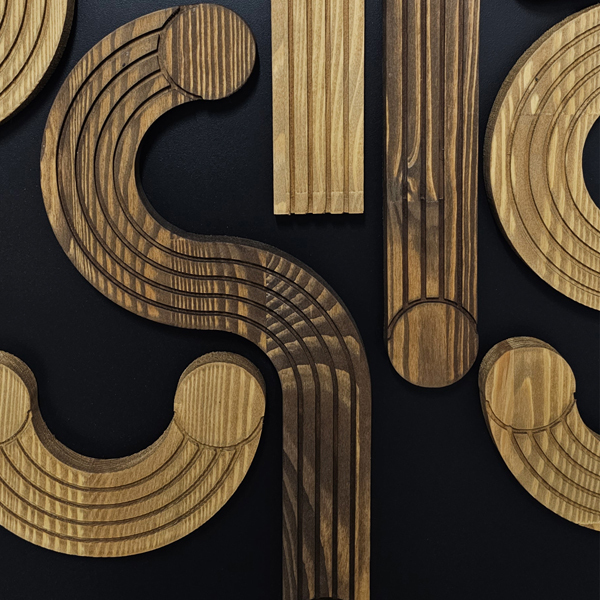 Wooden Harmony Tablo - 5