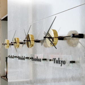 Worldclock4 Gold Siyah Duvar Saati - TepeHome (1)