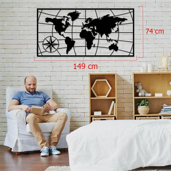 Xl Dünya Haritası World Map - 4