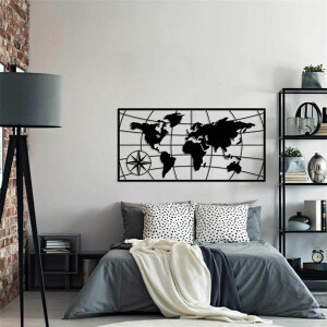 Xl Dünya Haritası World Map - TepeHome