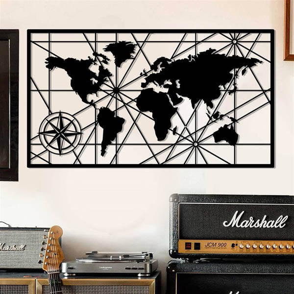 Xl Dünya Haritası World Map - 4