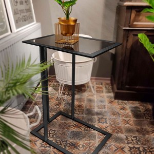 Yan Sehpa 70 x 50 x 35 Cm Siyah - TepeHome