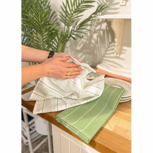 Yeşil Mutfak Havlusu 2li Set 60x40 cm - TepeHome (1)
