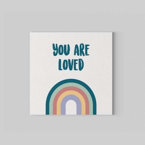 You are Loved Kanvas Tablo - 3